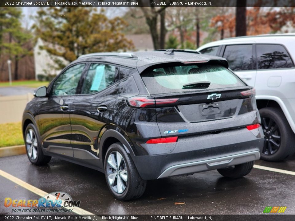 2022 Chevrolet Bolt EV LT Mosaic Black Metallic / Jet Black/Nightshift Blue Photo #6