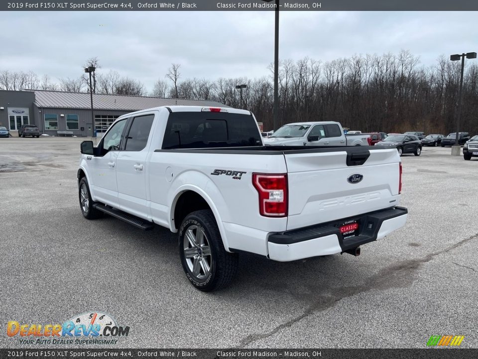 2019 Ford F150 XLT Sport SuperCrew 4x4 Oxford White / Black Photo #7