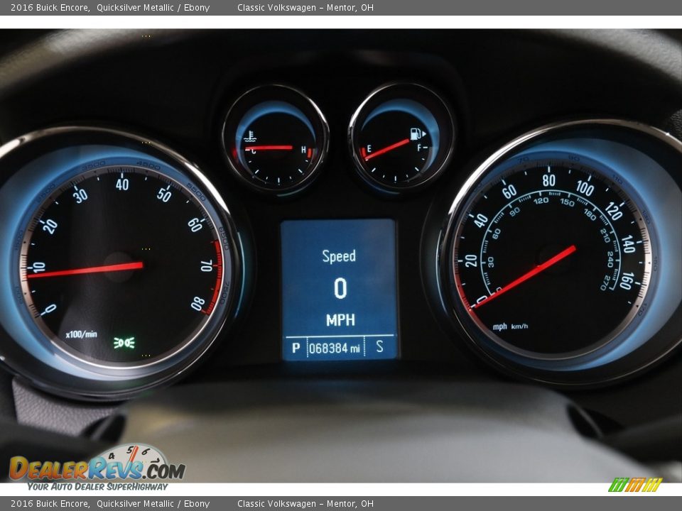 2016 Buick Encore Quicksilver Metallic / Ebony Photo #8