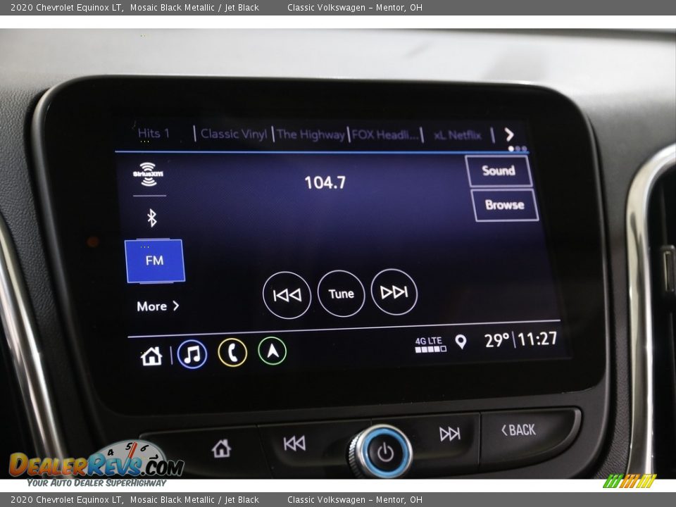 2020 Chevrolet Equinox LT Mosaic Black Metallic / Jet Black Photo #10