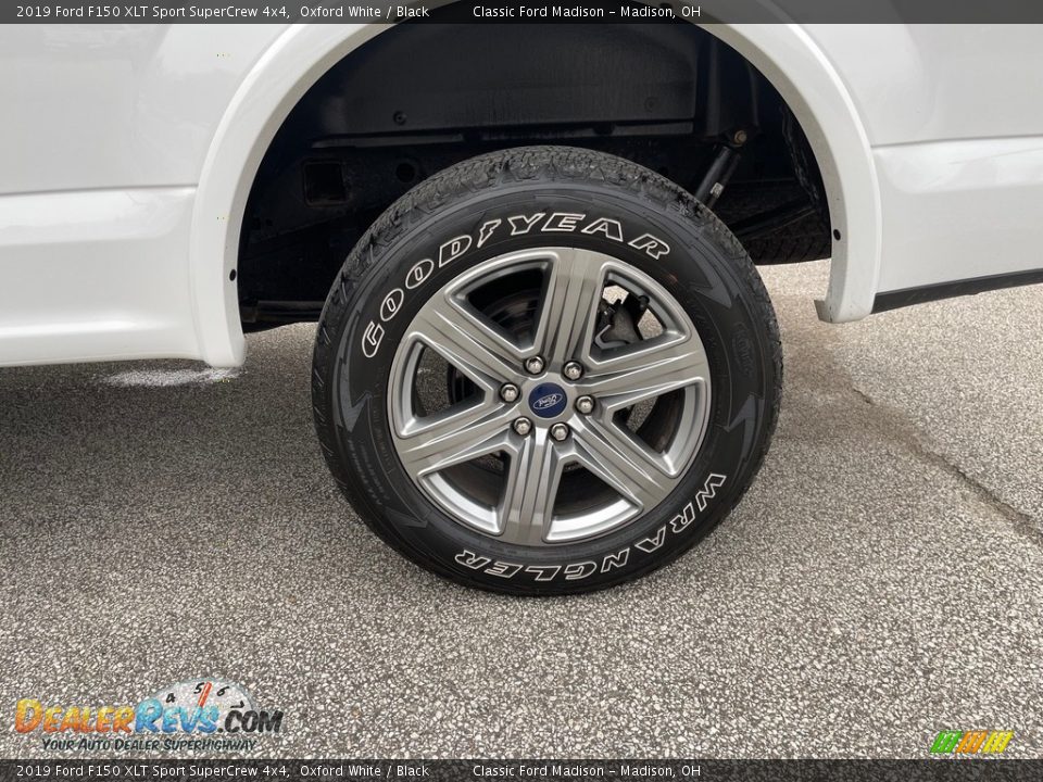 2019 Ford F150 XLT Sport SuperCrew 4x4 Oxford White / Black Photo #13