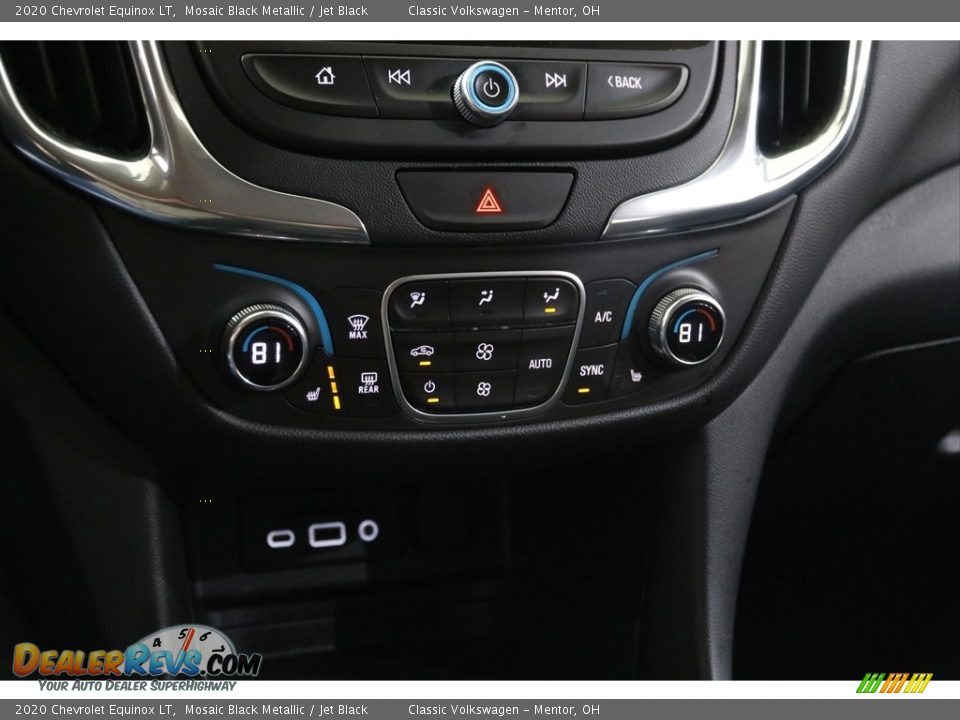 2020 Chevrolet Equinox LT Mosaic Black Metallic / Jet Black Photo #14