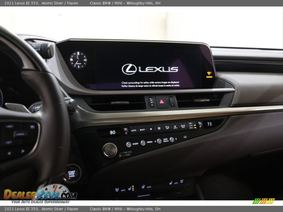 2021 Lexus ES 350 Atomic Silver / Flaxen Photo #9