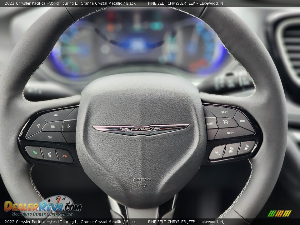 2022 Chrysler Pacifica Hybrid Touring L Steering Wheel Photo #12