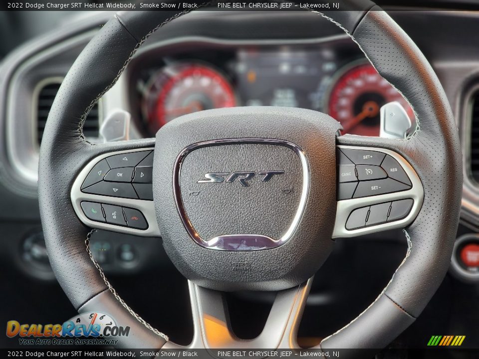 2022 Dodge Charger SRT Hellcat Widebody Steering Wheel Photo #10
