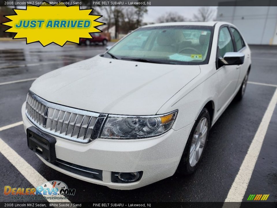 2008 Lincoln MKZ Sedan White Suede / Sand Photo #1