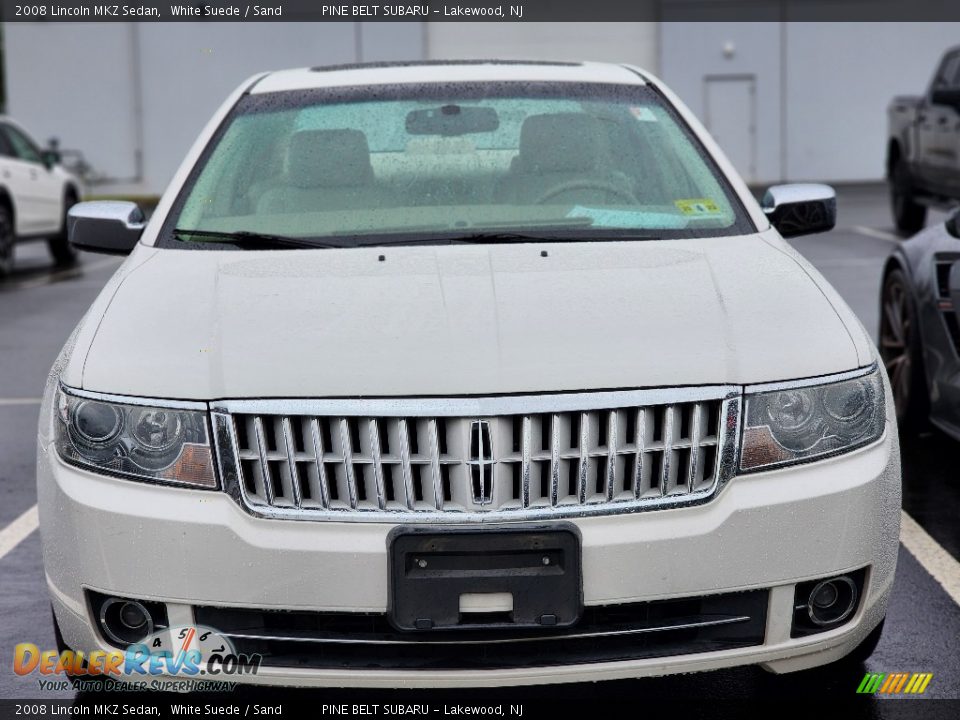 2008 Lincoln MKZ Sedan White Suede / Sand Photo #2