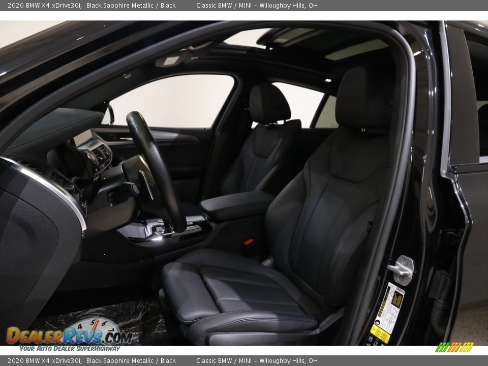 2020 BMW X4 xDrive30i Black Sapphire Metallic / Black Photo #5
