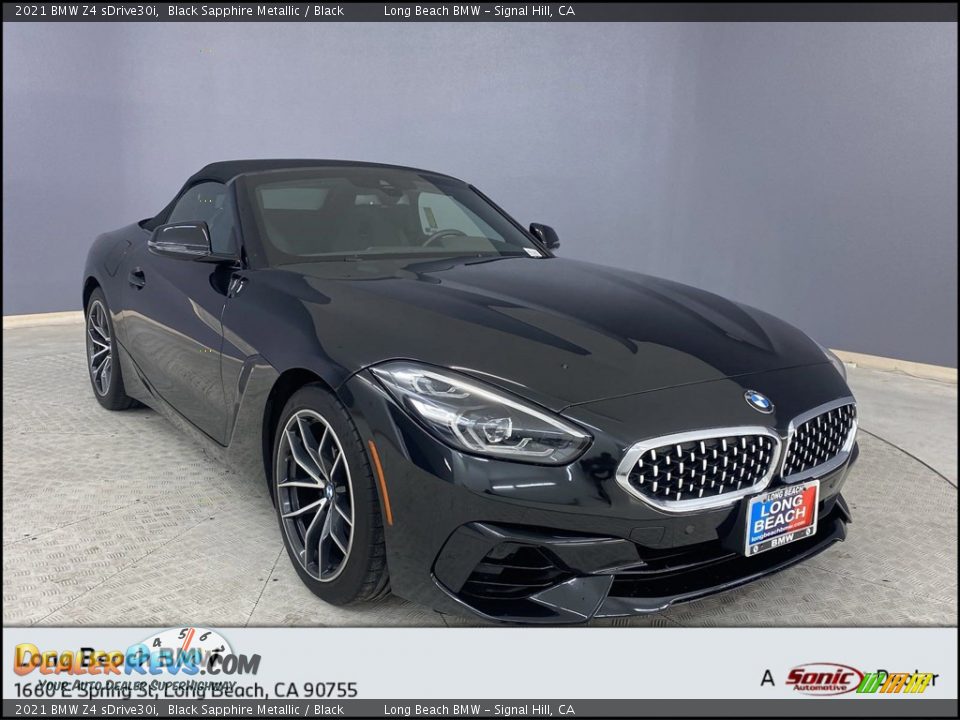 2021 BMW Z4 sDrive30i Black Sapphire Metallic / Black Photo #1