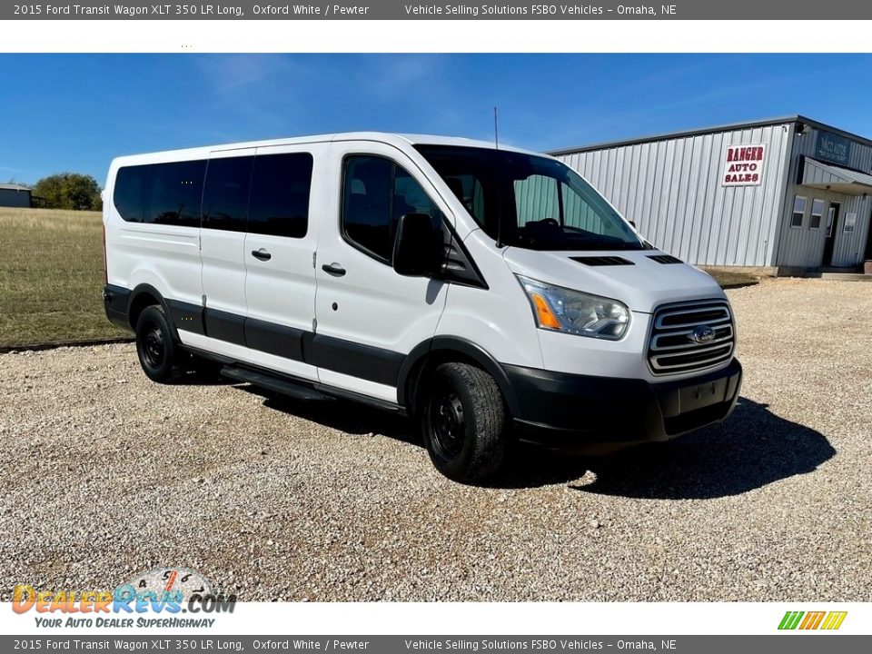 Front 3/4 View of 2015 Ford Transit Wagon XLT 350 LR Long Photo #1