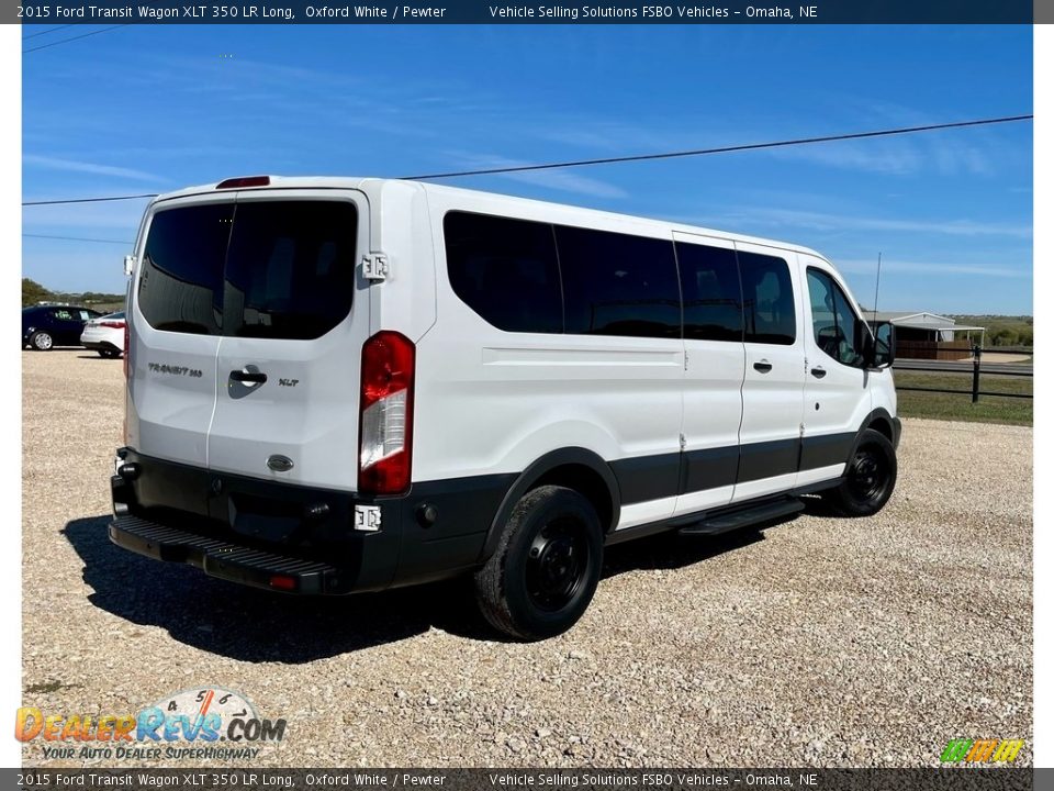 Oxford White 2015 Ford Transit Wagon XLT 350 LR Long Photo #5