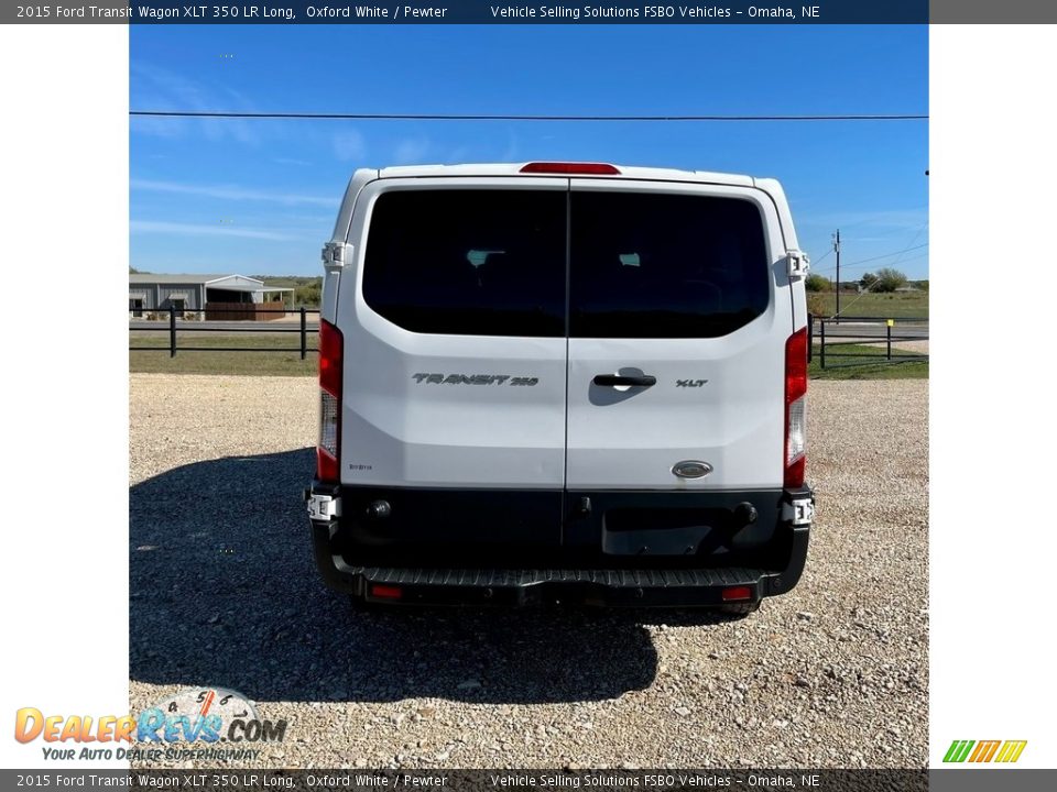 2015 Ford Transit Wagon XLT 350 LR Long Oxford White / Pewter Photo #17