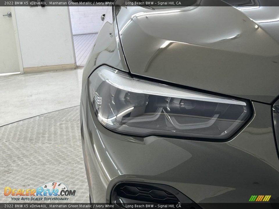 2022 BMW X5 xDrive40i Manhattan Green Metallic / Ivory White Photo #7