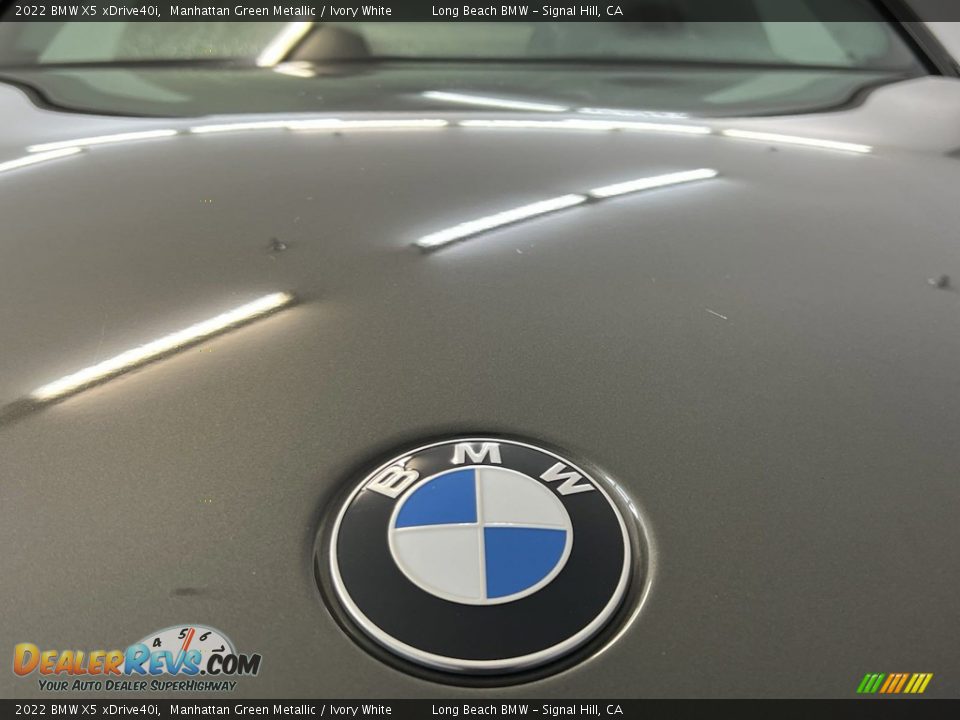 2022 BMW X5 xDrive40i Manhattan Green Metallic / Ivory White Photo #9