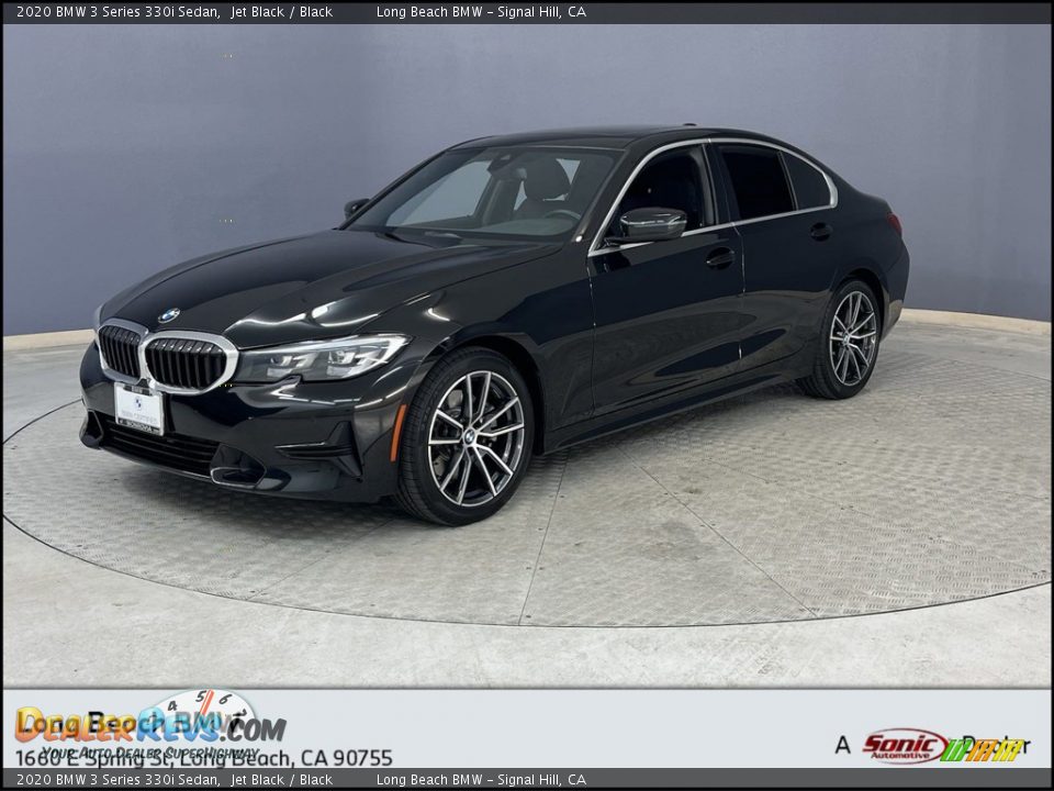 2020 BMW 3 Series 330i Sedan Jet Black / Black Photo #1