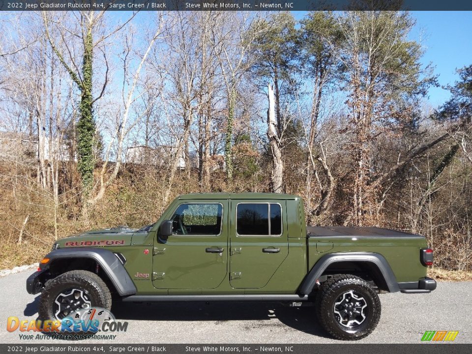 2022 Jeep Gladiator Rubicon 4x4 Sarge Green / Black Photo #1