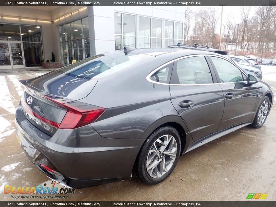 2023 Hyundai Sonata SEL Portofino Gray / Medium Gray Photo #2