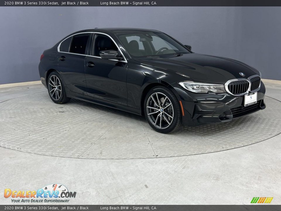 2020 BMW 3 Series 330i Sedan Jet Black / Black Photo #3