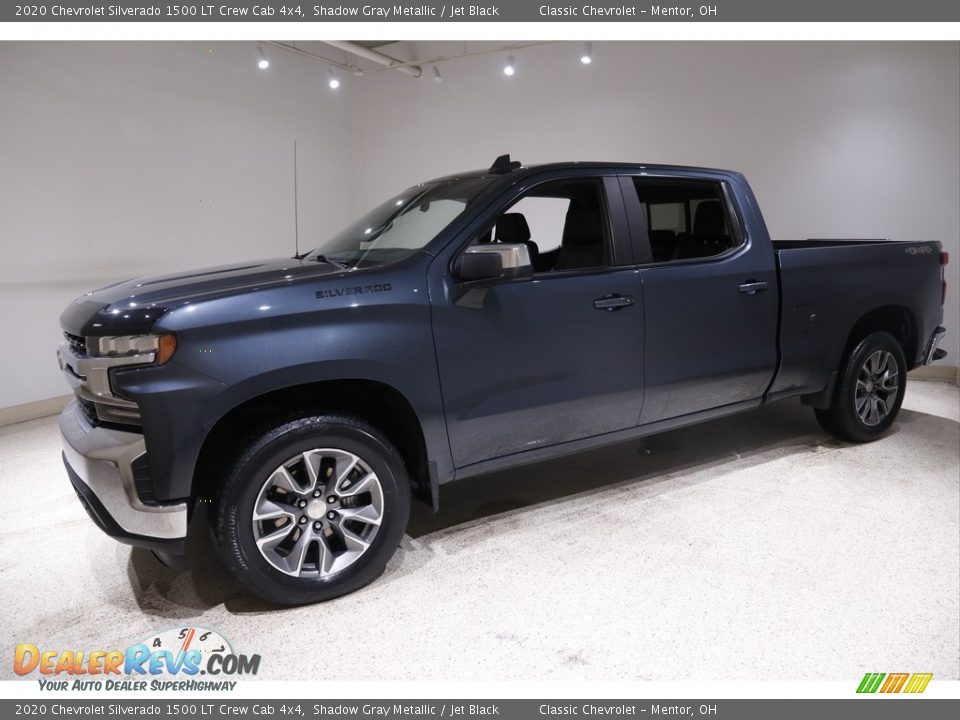 2020 Chevrolet Silverado 1500 LT Crew Cab 4x4 Shadow Gray Metallic / Jet Black Photo #3