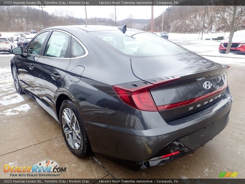 2023 Hyundai Sonata SEL Portofino Gray / Medium Gray Photo #4