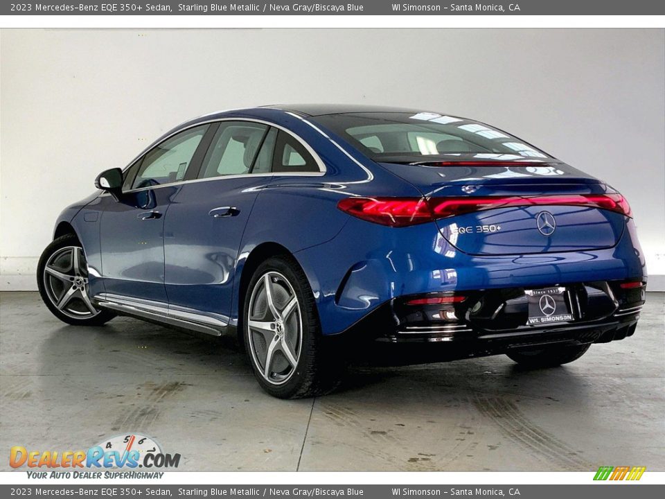 2023 Mercedes-Benz EQE 350+ Sedan Starling Blue Metallic / Neva Gray/Biscaya Blue Photo #2