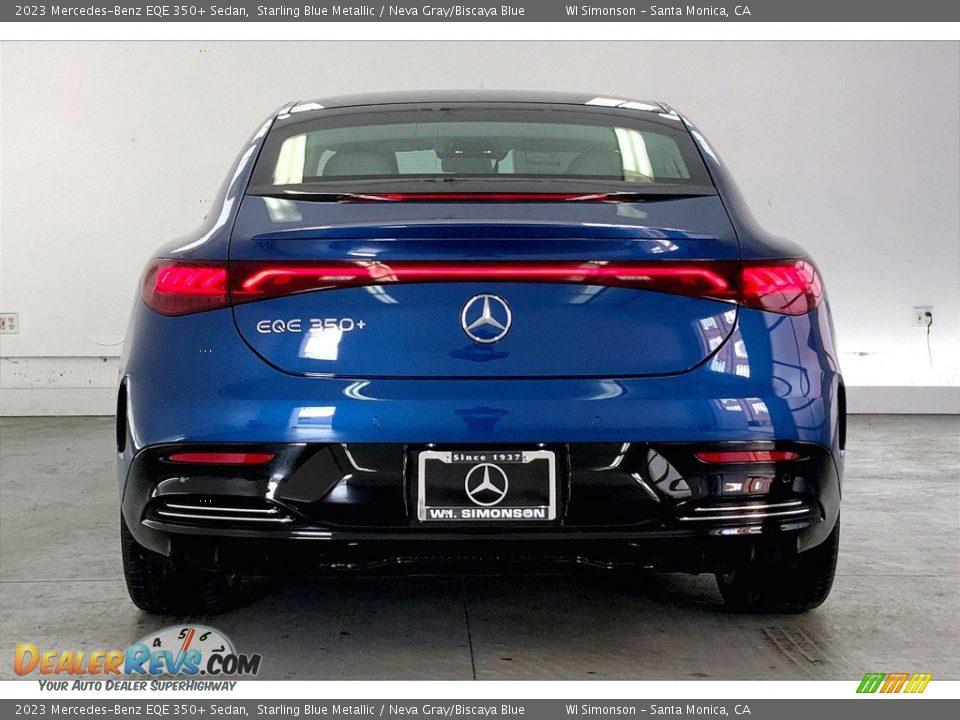 2023 Mercedes-Benz EQE 350+ Sedan Starling Blue Metallic / Neva Gray/Biscaya Blue Photo #3