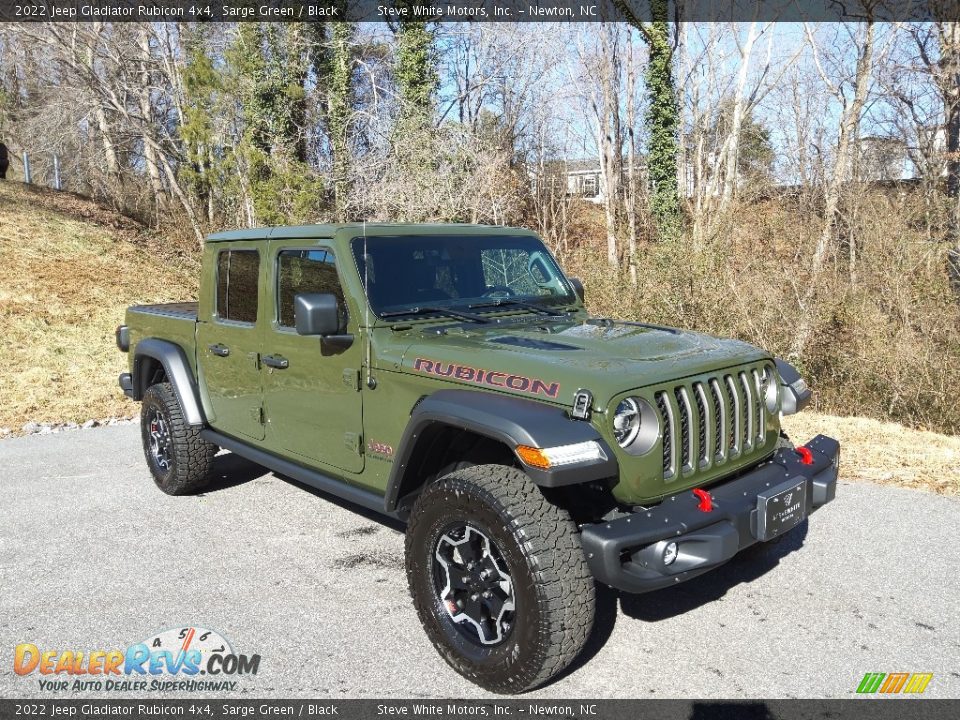 2022 Jeep Gladiator Rubicon 4x4 Sarge Green / Black Photo #4