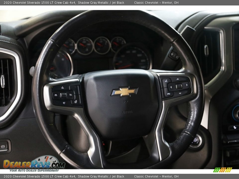 2020 Chevrolet Silverado 1500 LT Crew Cab 4x4 Shadow Gray Metallic / Jet Black Photo #8