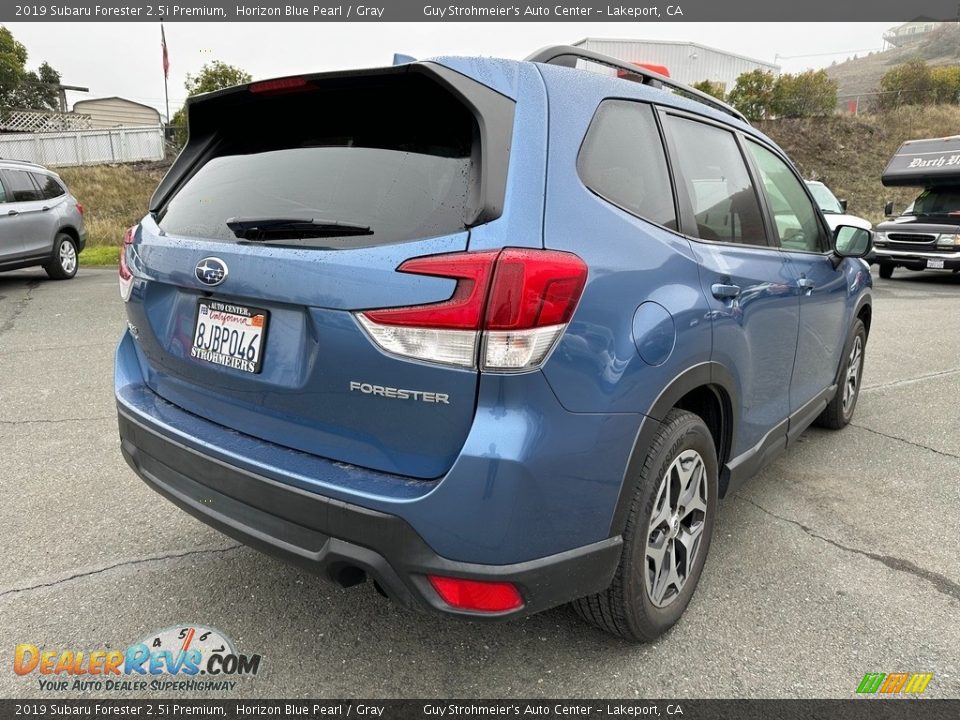2019 Subaru Forester 2.5i Premium Horizon Blue Pearl / Gray Photo #6