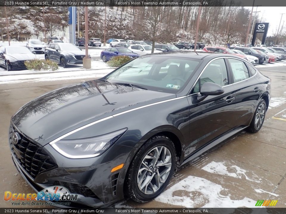 2023 Hyundai Sonata SEL Portofino Gray / Medium Gray Photo #6