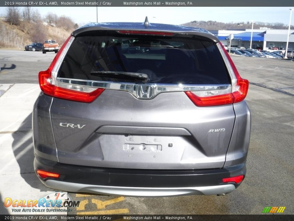 2019 Honda CR-V EX-L AWD Modern Steel Metallic / Gray Photo #8