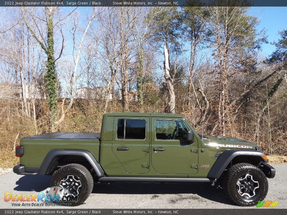 2022 Jeep Gladiator Rubicon 4x4 Sarge Green / Black Photo #5