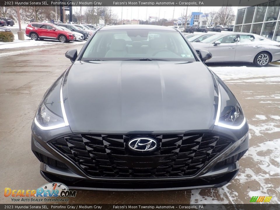 2023 Hyundai Sonata SEL Portofino Gray / Medium Gray Photo #7