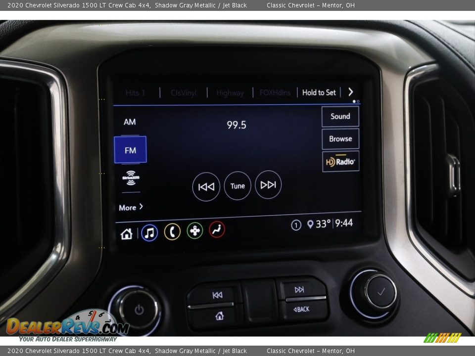 2020 Chevrolet Silverado 1500 LT Crew Cab 4x4 Shadow Gray Metallic / Jet Black Photo #11