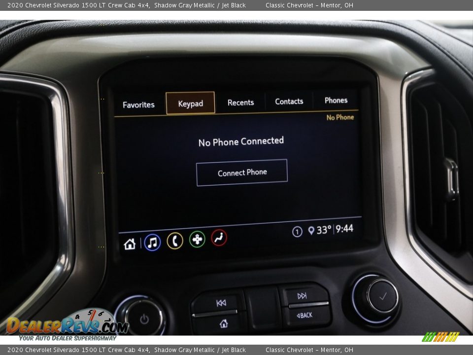 2020 Chevrolet Silverado 1500 LT Crew Cab 4x4 Shadow Gray Metallic / Jet Black Photo #12