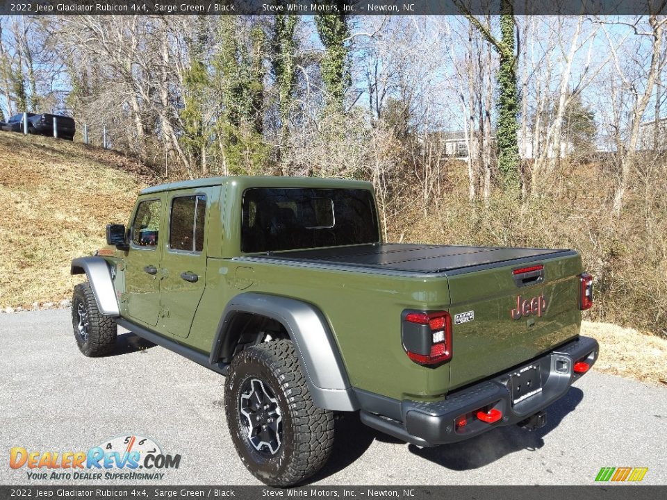 2022 Jeep Gladiator Rubicon 4x4 Sarge Green / Black Photo #10