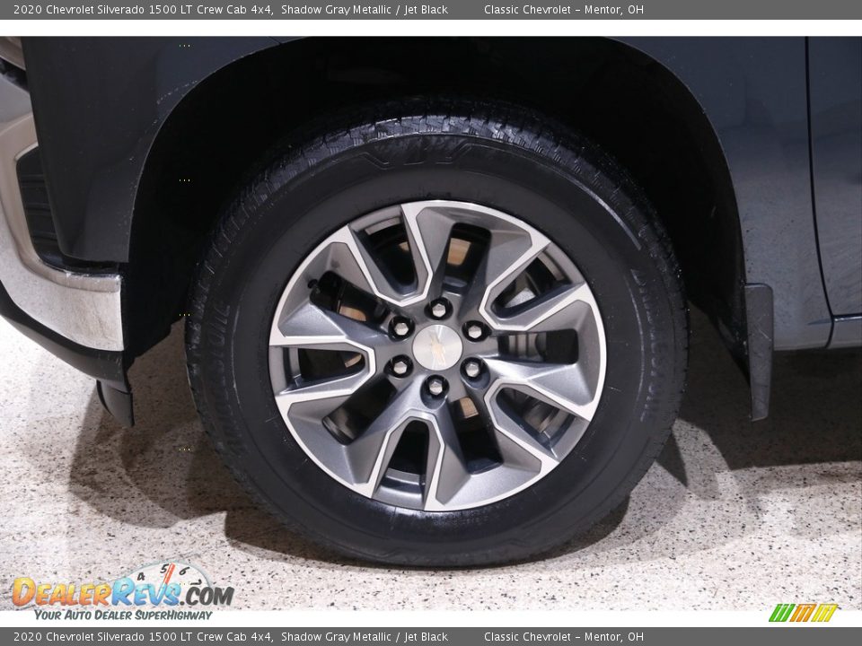 2020 Chevrolet Silverado 1500 LT Crew Cab 4x4 Shadow Gray Metallic / Jet Black Photo #22