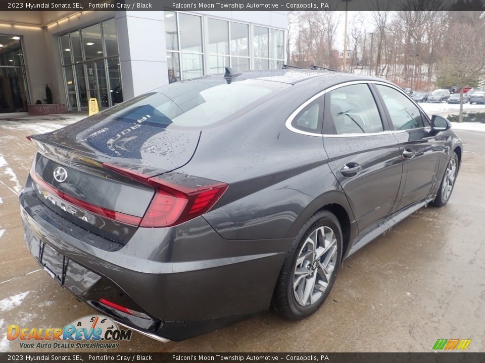 2023 Hyundai Sonata SEL Portofino Gray / Black Photo #2