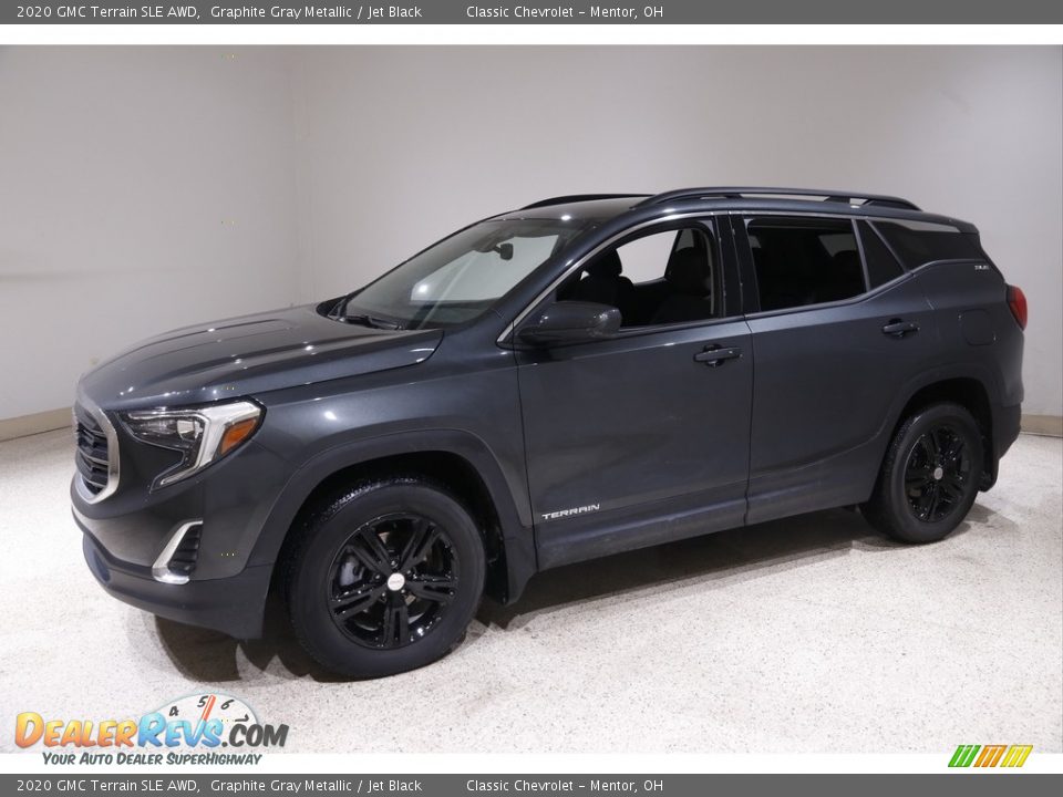 2020 GMC Terrain SLE AWD Graphite Gray Metallic / Jet Black Photo #3