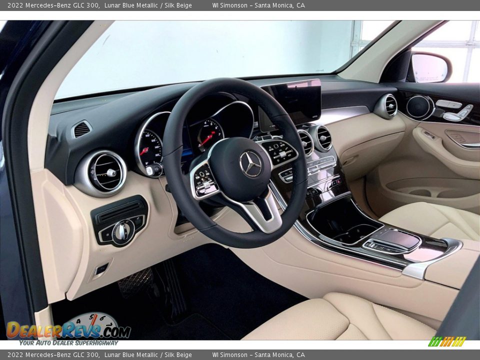 2022 Mercedes-Benz GLC 300 Lunar Blue Metallic / Silk Beige Photo #4