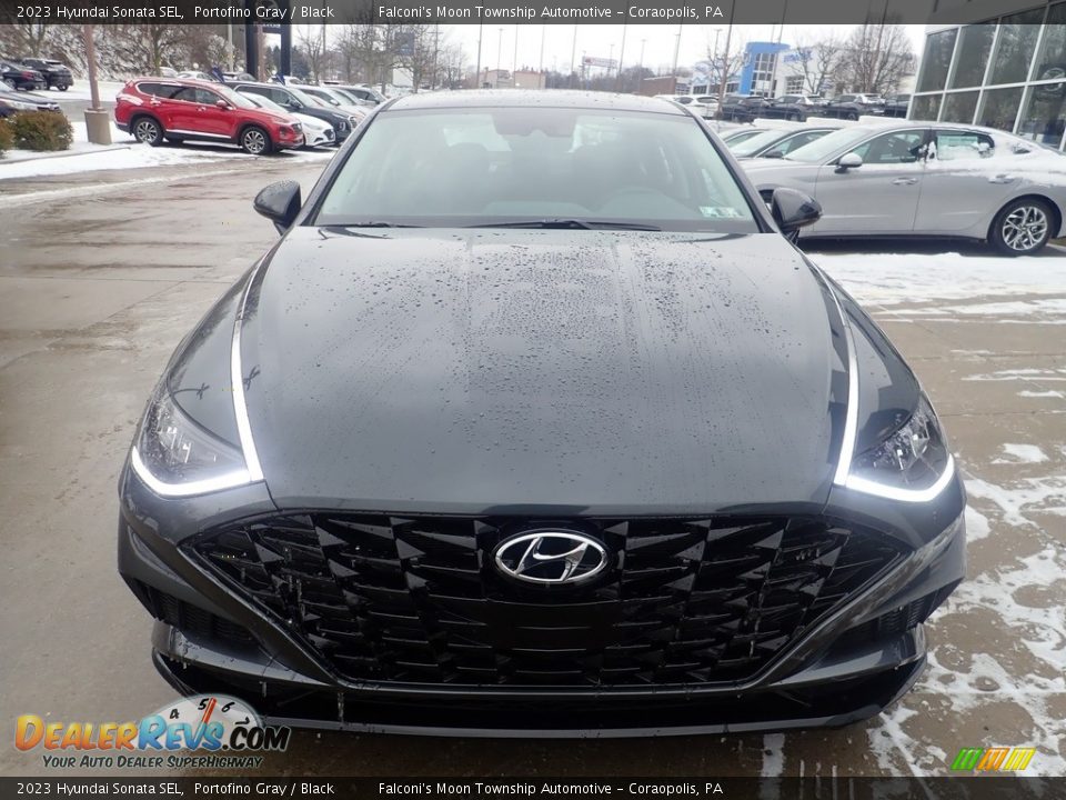 2023 Hyundai Sonata SEL Portofino Gray / Black Photo #7