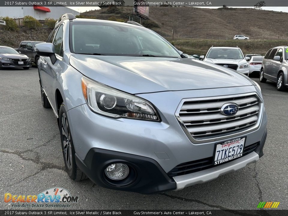 2017 Subaru Outback 3.6R Limited Ice Silver Metallic / Slate Black Photo #1