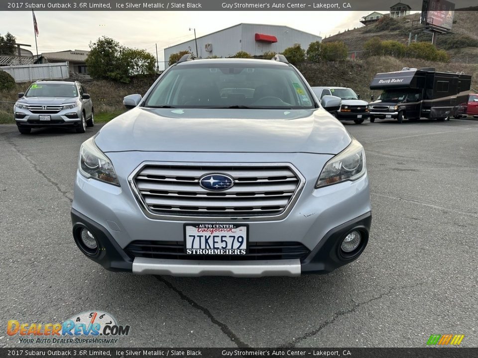 2017 Subaru Outback 3.6R Limited Ice Silver Metallic / Slate Black Photo #2