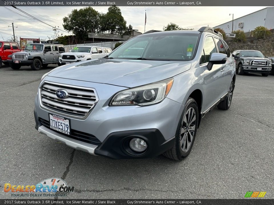 2017 Subaru Outback 3.6R Limited Ice Silver Metallic / Slate Black Photo #3