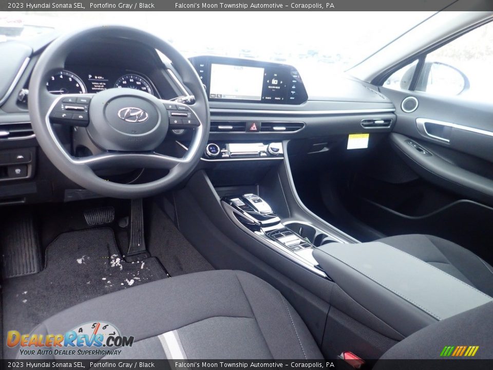 Black Interior - 2023 Hyundai Sonata SEL Photo #12