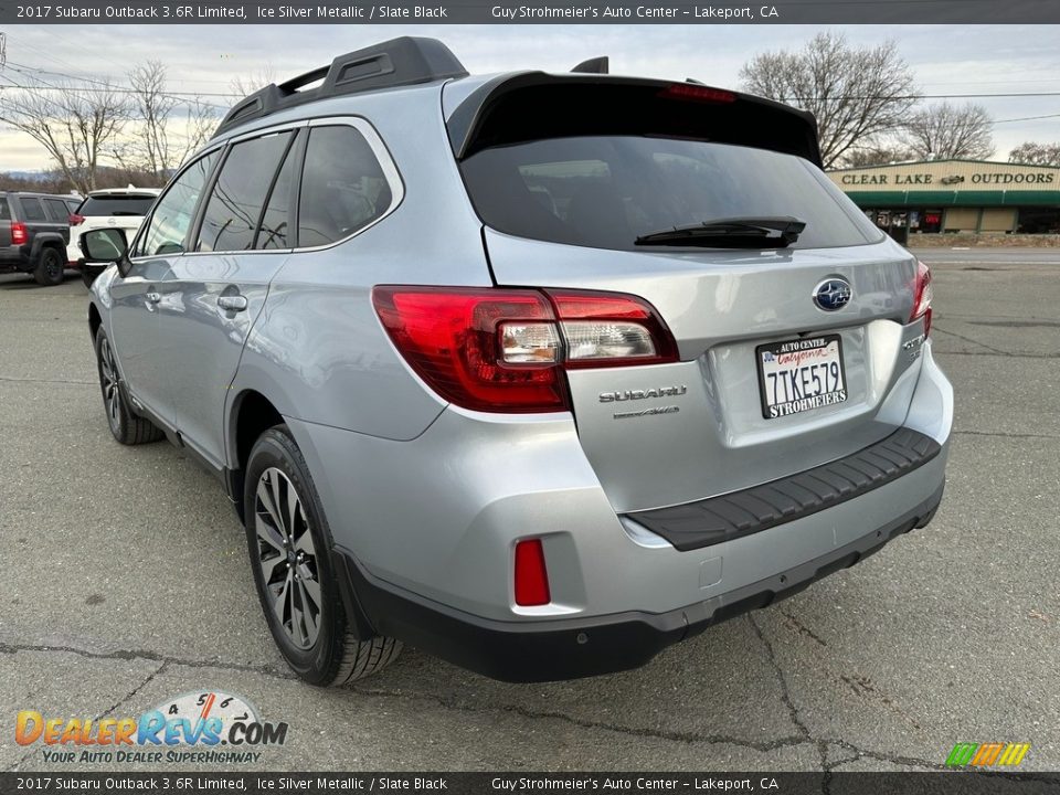 2017 Subaru Outback 3.6R Limited Ice Silver Metallic / Slate Black Photo #4