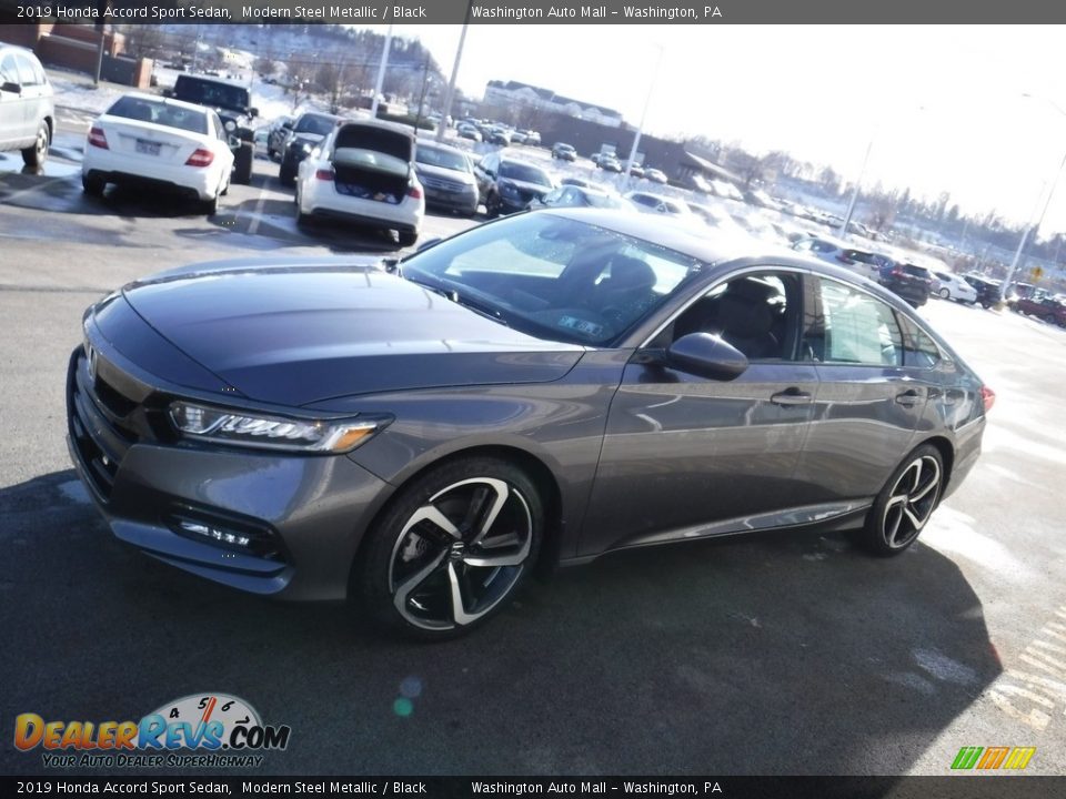 2019 Honda Accord Sport Sedan Modern Steel Metallic / Black Photo #6