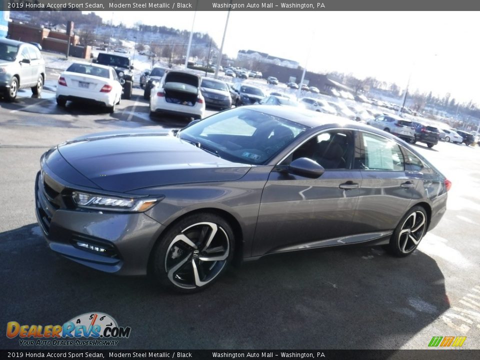 2019 Honda Accord Sport Sedan Modern Steel Metallic / Black Photo #7