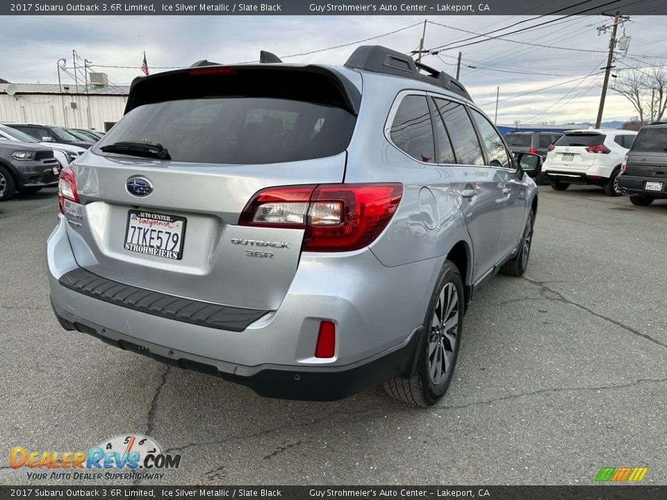 2017 Subaru Outback 3.6R Limited Ice Silver Metallic / Slate Black Photo #6