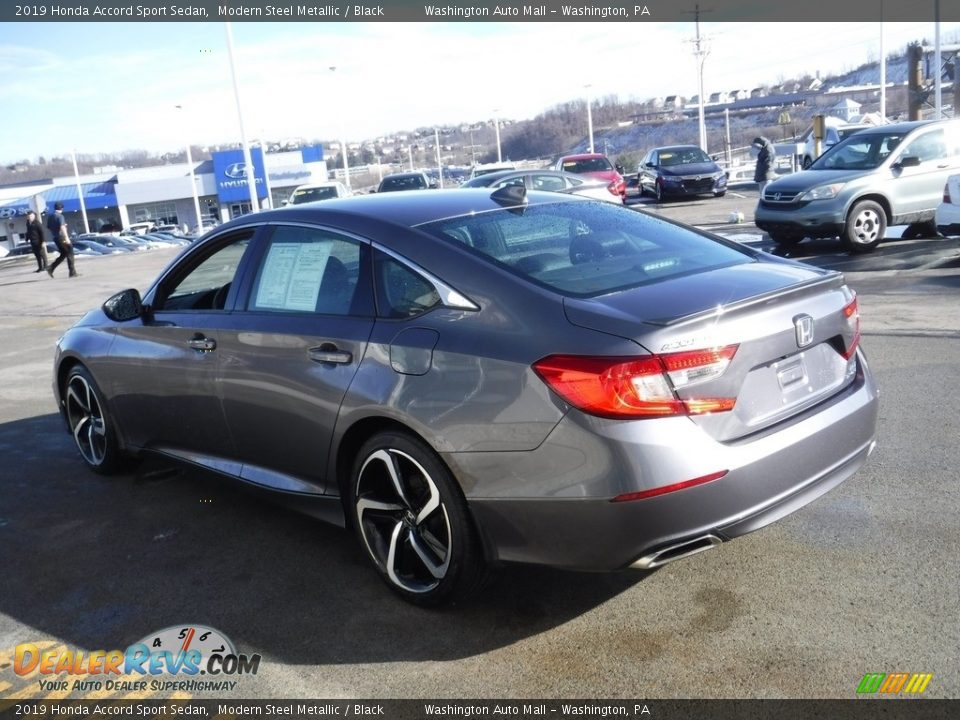 2019 Honda Accord Sport Sedan Modern Steel Metallic / Black Photo #8